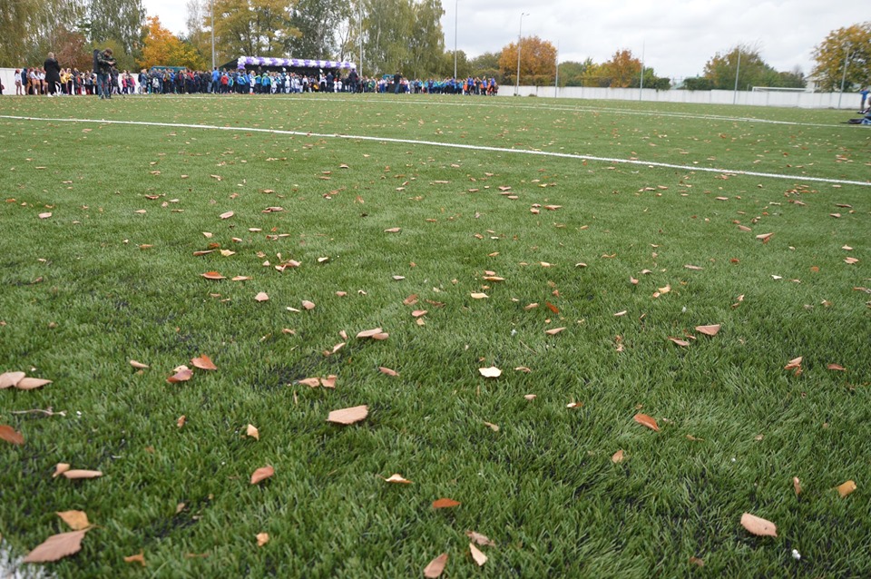 Відкриття стадіону в Борисполі. Фото