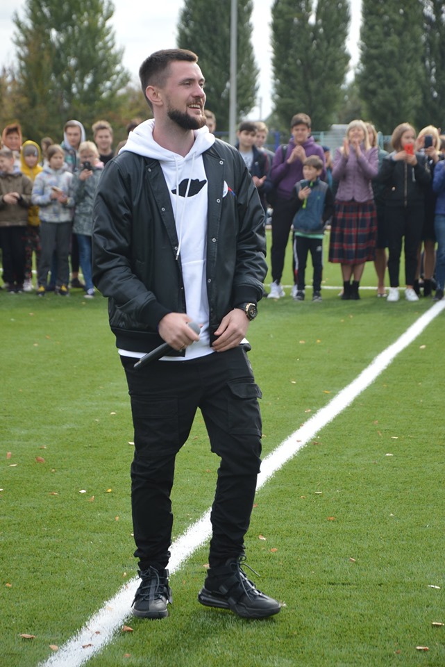 Відкриття стадіону в Борисполі. Фото