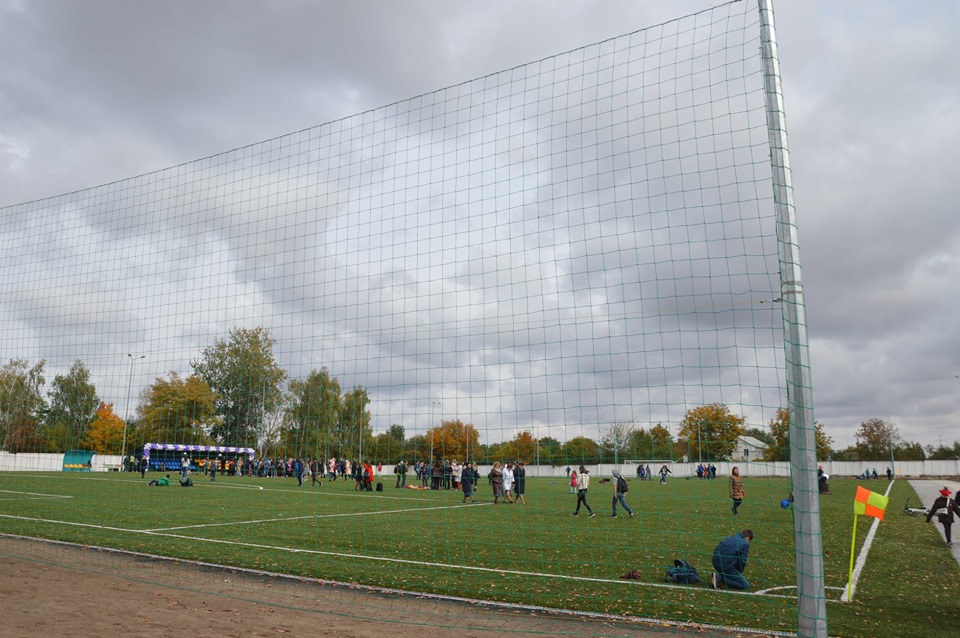 Відкриття стадіону в Борисполі. Фото