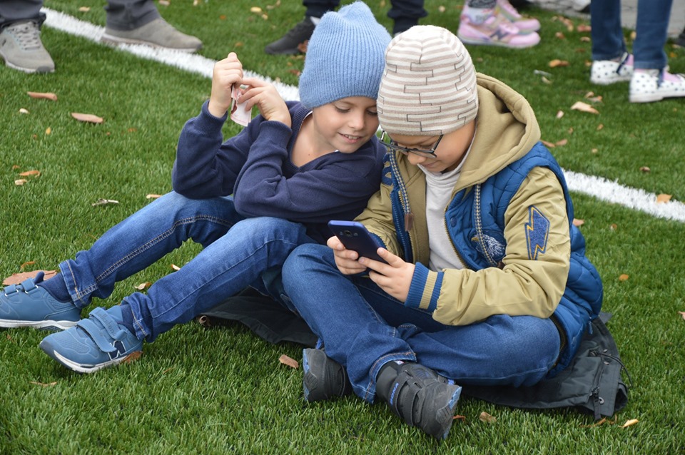 Відкриття стадіону в Борисполі. Фото