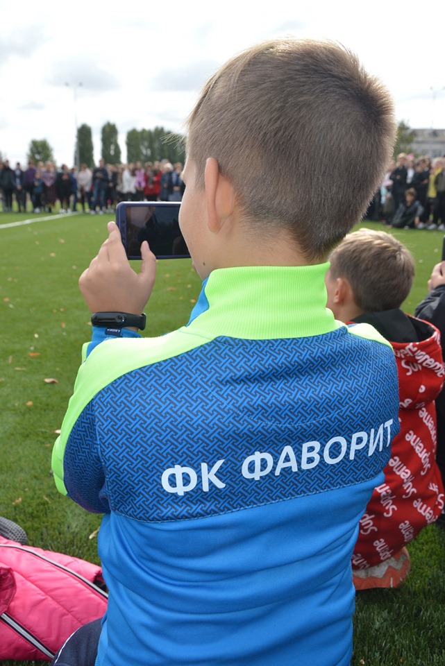 Відкриття стадіону в Борисполі. Фото