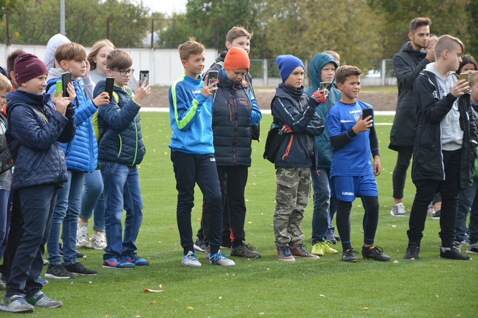 Відкриття стадіону в Борисполі. Фото