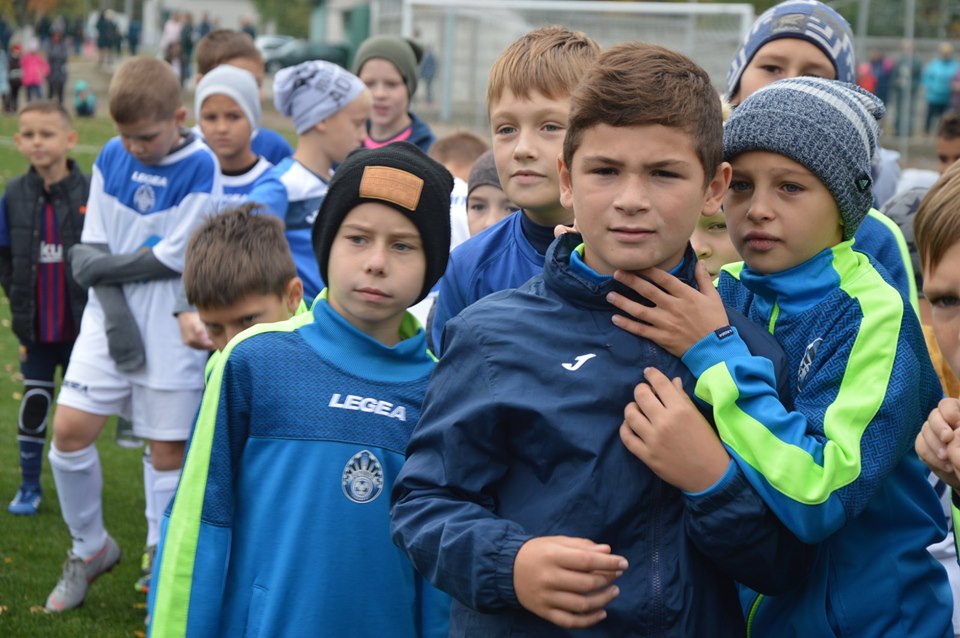Відкриття стадіону в Борисполі. Фото