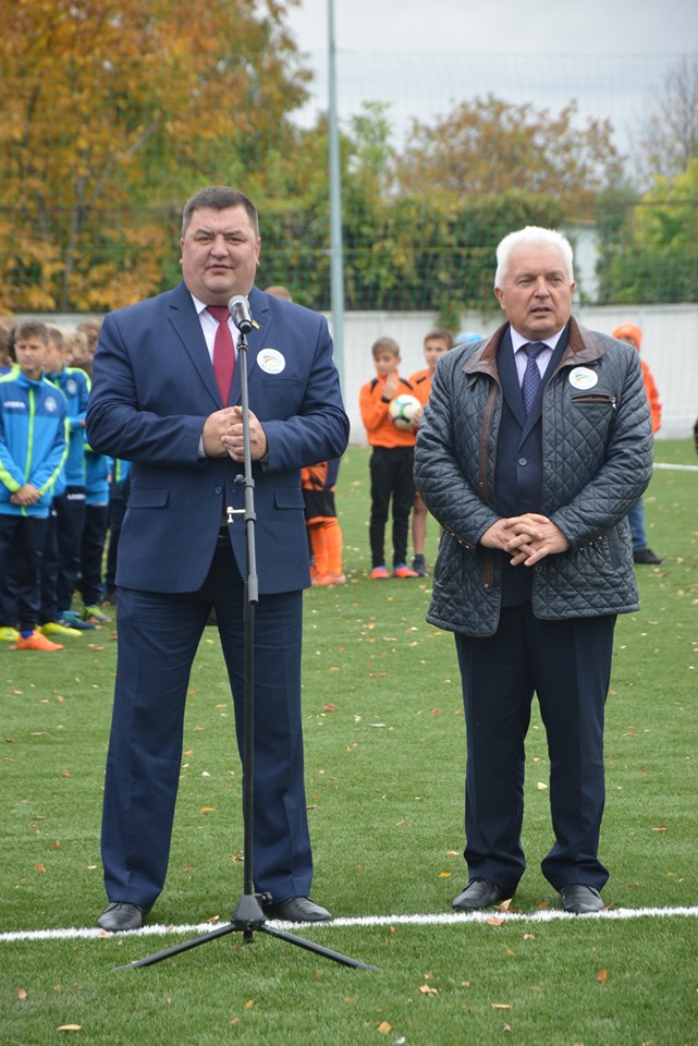 Відкриття стадіону в Борисполі. Фото