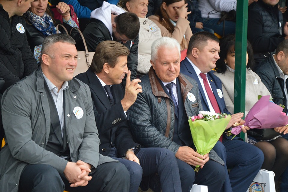 Відкриття стадіону в Борисполі. Фото