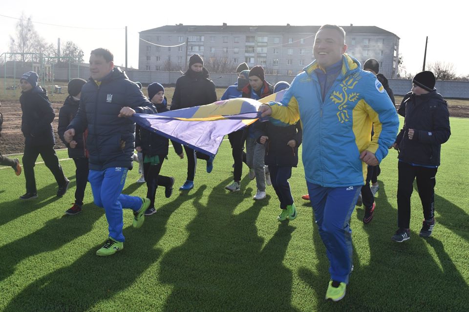 Відкриття футбольного поля в Переяславі. Фото
