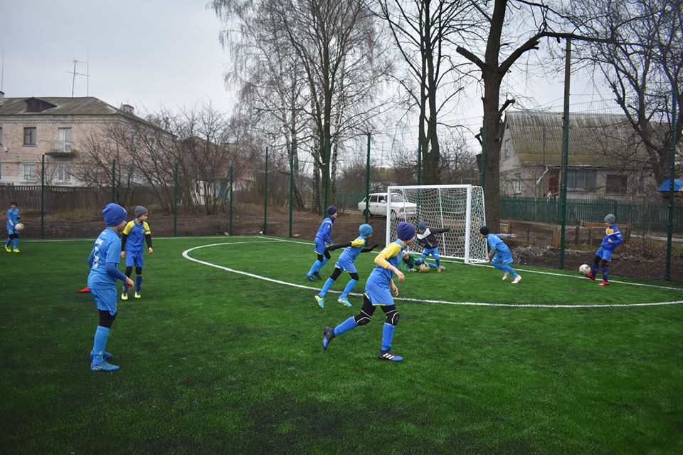 Відкриття міні-футбольного поля у Фастові. Фото