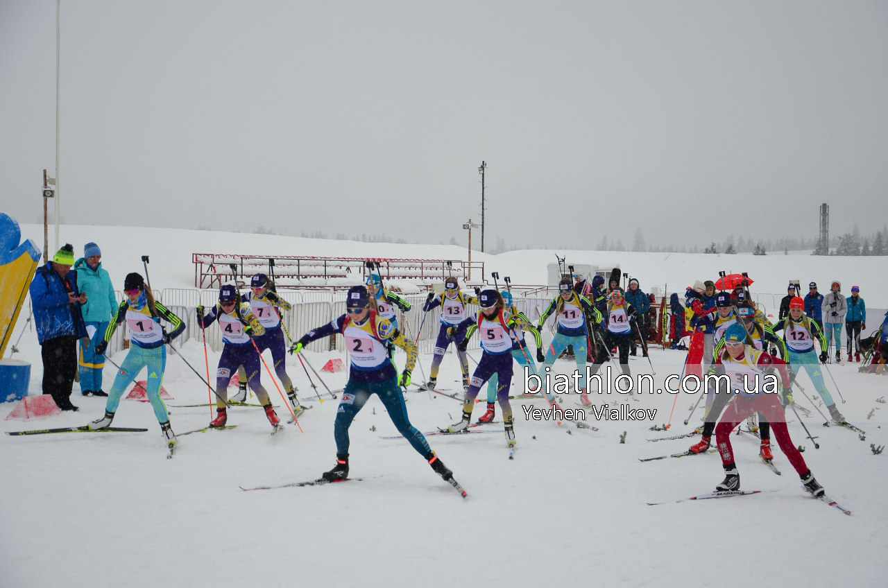Чемпіонат України з біатлону серед юніорів та юніорок. фото