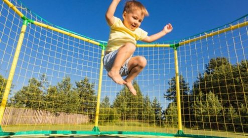 Відкритий чемпіонат Київської області зі стрибків на батуті. фото