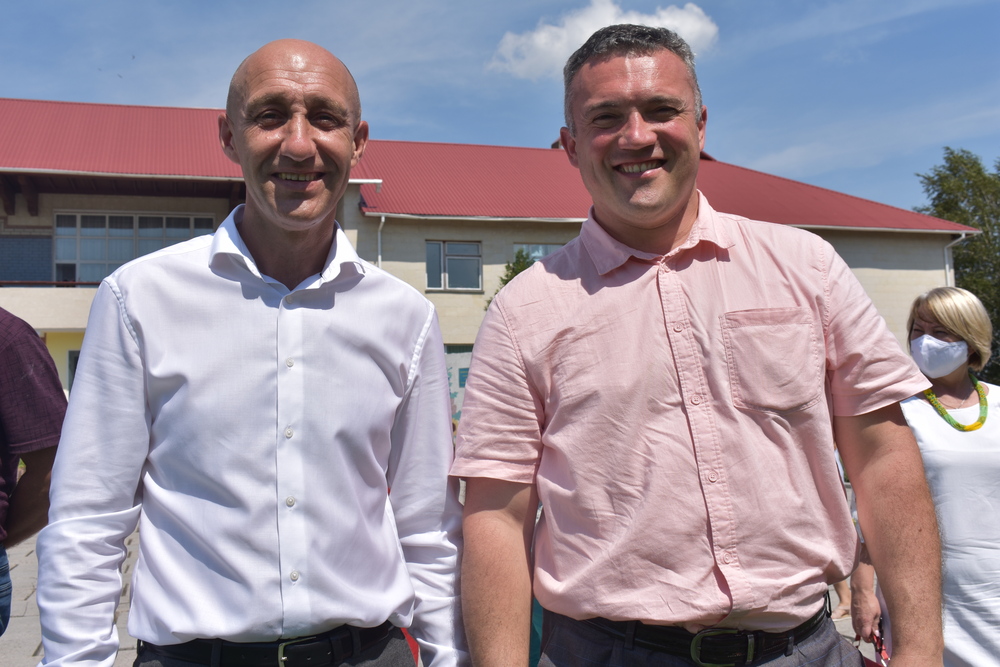 Відкриття воркаут-майданчика в Новому Заліссі. Фото 