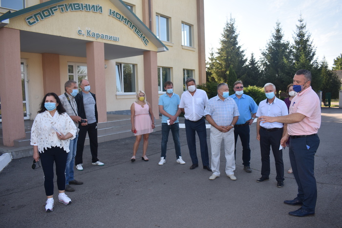 Відкриття спортивних майданчиків на Київщині. Фото
