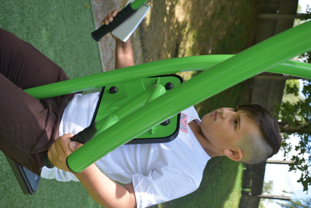 Відкриття воркаут-майданчика, Богуслав. Фото