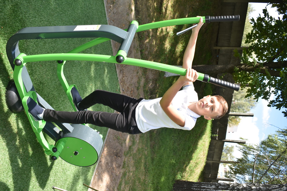 Відкриття воркаут-майданчика, Богуслав. Фото