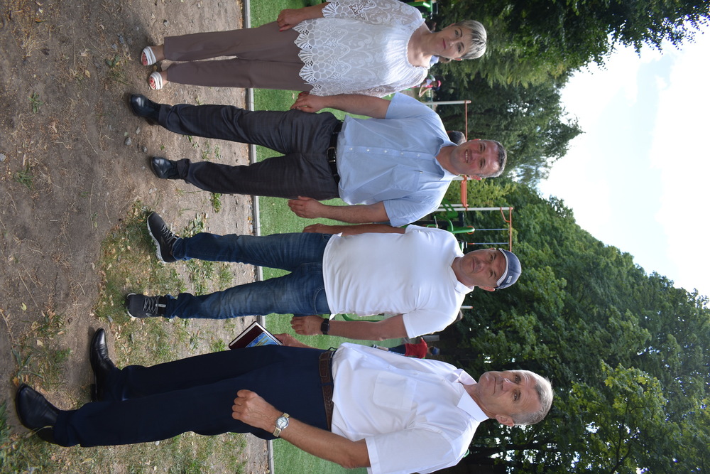 Відкриття воркаут-майданчика, Богуслав. Фото