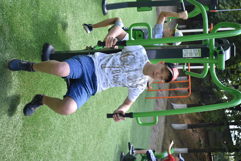 Відкриття воркаут-майданчика, Богуслав. Фото