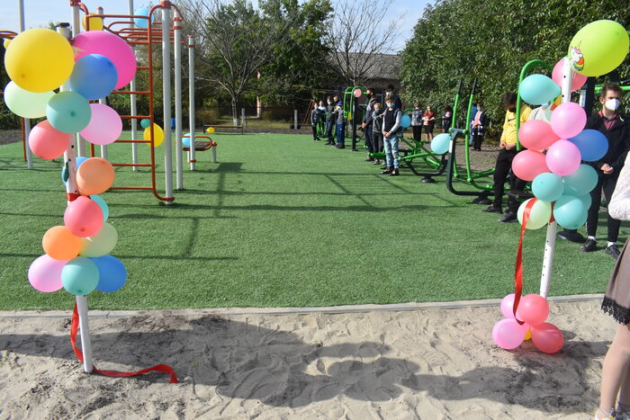 Відкриття воркаут-майданчика в Жоравці. Фото