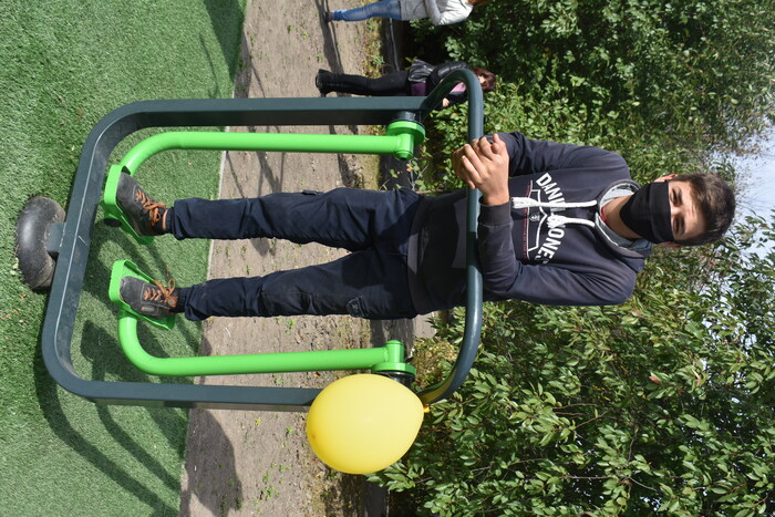 Відкриття воркаут-майданчика в Жоравці. Фото