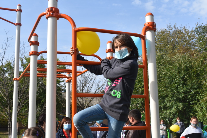 Відкриття воркаут-майданчика в Жоравці. Фото