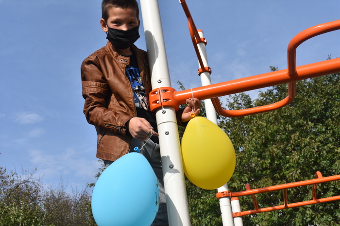 Відкриття воркаут-майданчика в Жоравці. Фото