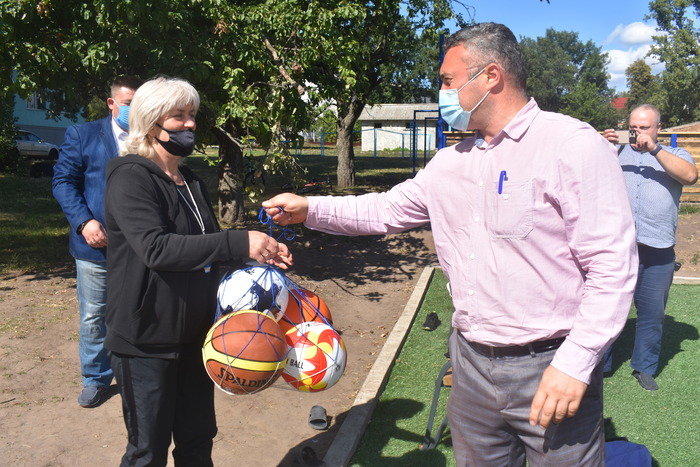 Відкриття воркаут-майданчиків в Обухівському районі. Фото