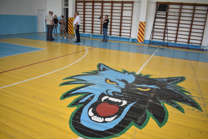 Будівництво футбольного поля в Богуславі. Фото