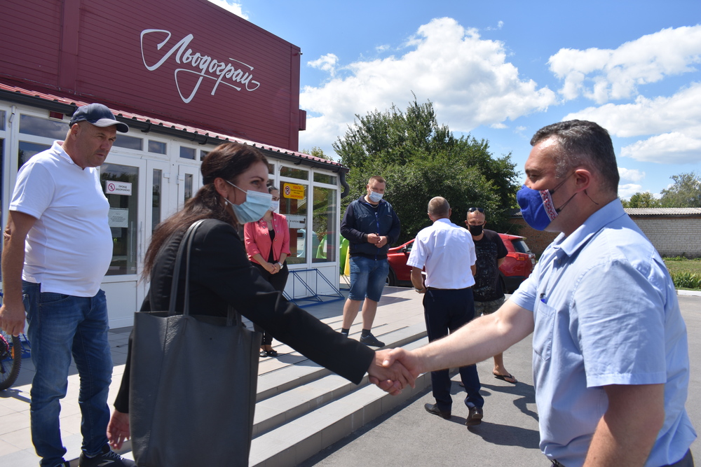 Сергій Тимофєєв зустрівся з богуславцями, Льодограй. Фото