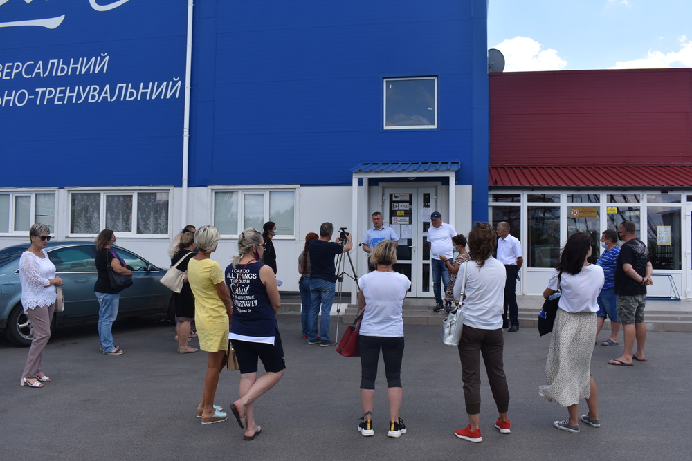 Сергій Тимофєєв зустрівся з богуславцями, Льодограй. Фото