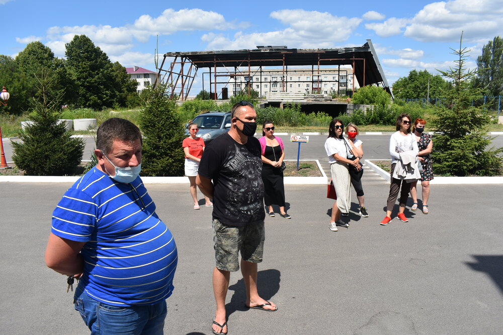 Сергій Тимофєєв зустрівся з богуславцями, Льодограй. Фото
