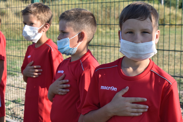 Відкриття міні-футбольного поля та воркаут-майданчика на Бориспільщині. Фото