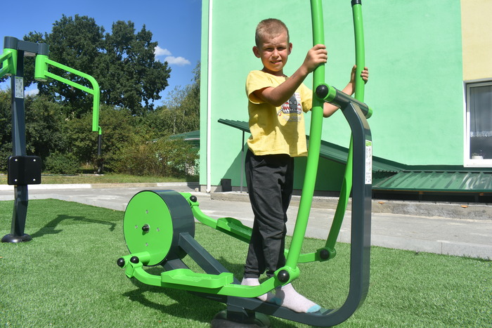Відкриття воркаут-майданчиків в Обухівському районі. Фото