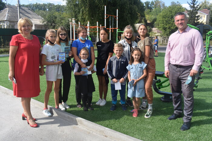 Відкриття воркаут-майданчиків в Обухівському районі. Фото