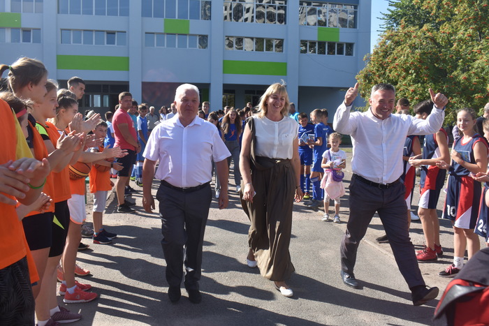 Відкриття мультифункціонального майданчика в Борисполі. Фото