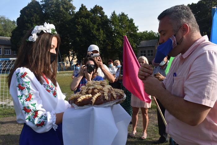 Відкриття спортивних майданчиків на Київщині. Фото