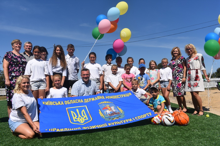 Відкриття воркаут-майданчиків у Фастівському районі. Фото