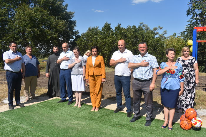 Відкриття workout-майданчиків в Макарівському районі. Фото