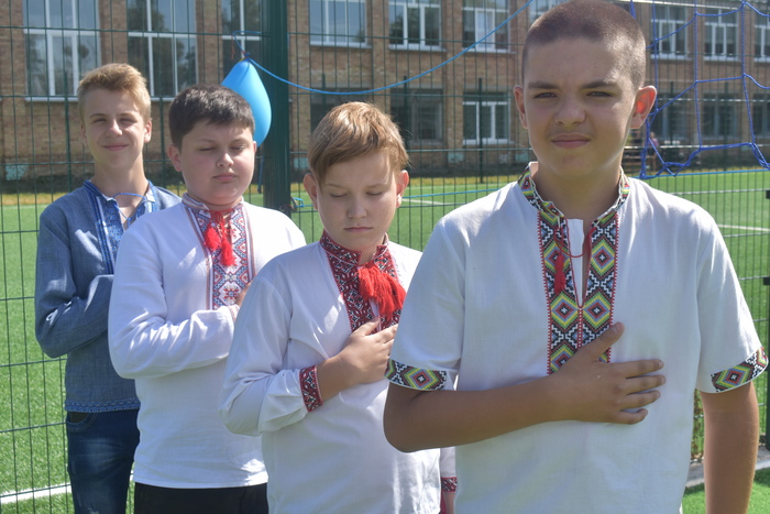 Відкриття workout-майданчиків в Макарівському районі. Фото