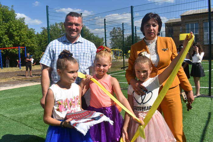 Відкриття workout-майданчиків в Макарівському районі. Фото