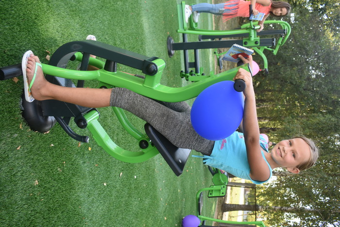 Відкриття workout-майданчиків в Макарівському районі. Фото