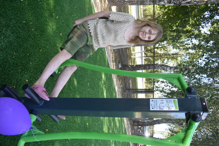 Відкриття workout-майданчиків в Макарівському районі. Фото