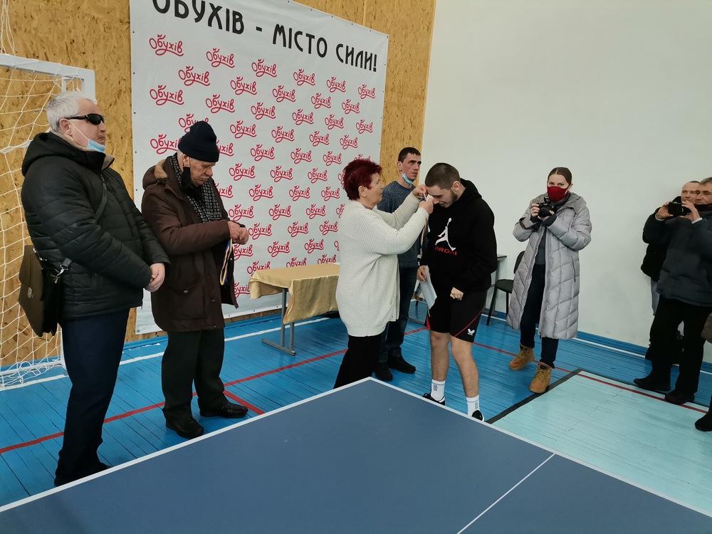 чемпіонат Київщини з настільного тенісу серед інвалідів. фото