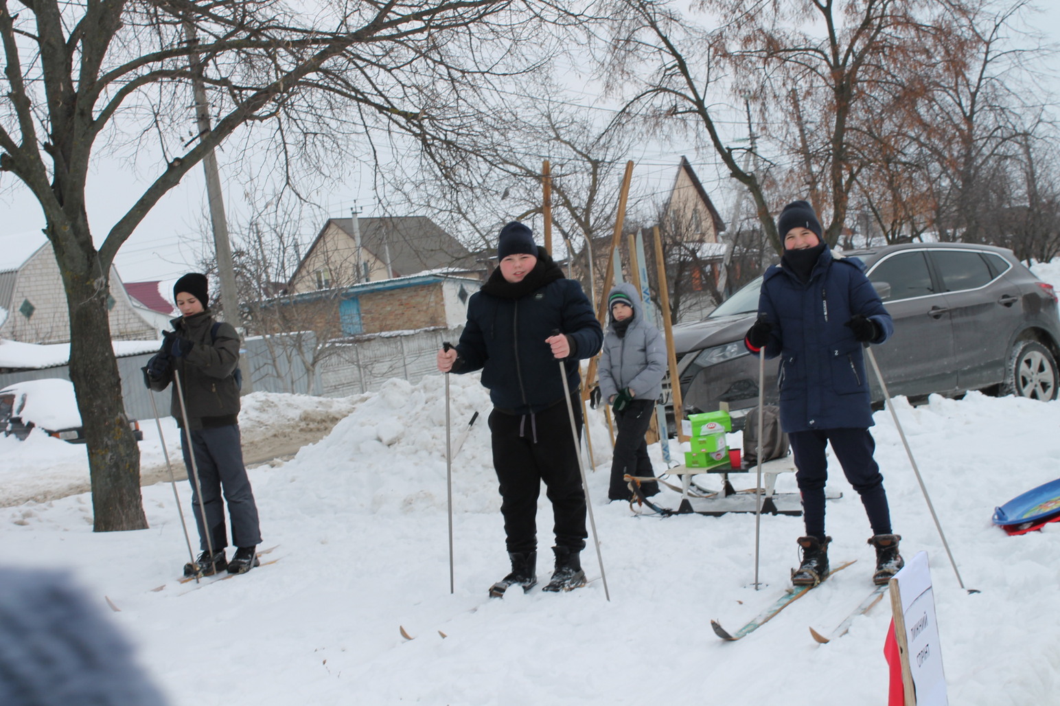 Зимові розваги, Бориспіль. Фото