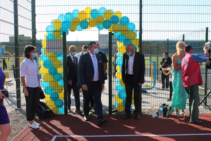 Відкриття мультифункціонального спортивного майданчика, Фастів. Фото