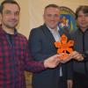 Подяка Сергію Тимофєєву за допомогу у проведення велозмагань. Фото