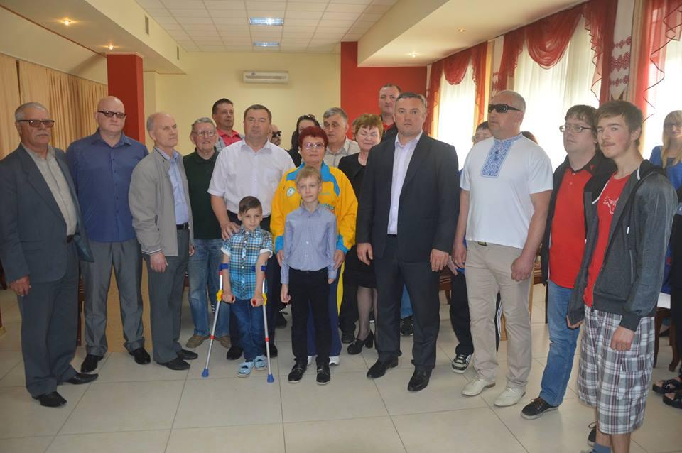 Шаховий турнір серед незрячих, Обухів. Фото