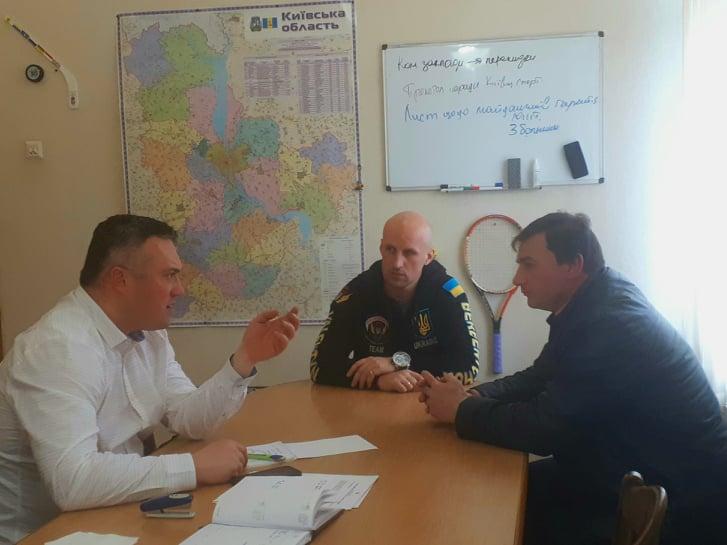 Тимофєєв зустрівся з представниками Союзу гирьового спорту. Фото