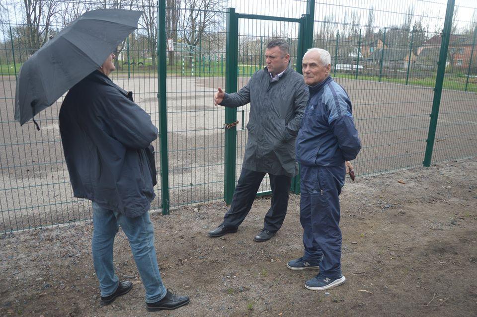 Будівництво майданчика в Фурсівській ОТГ. Фото