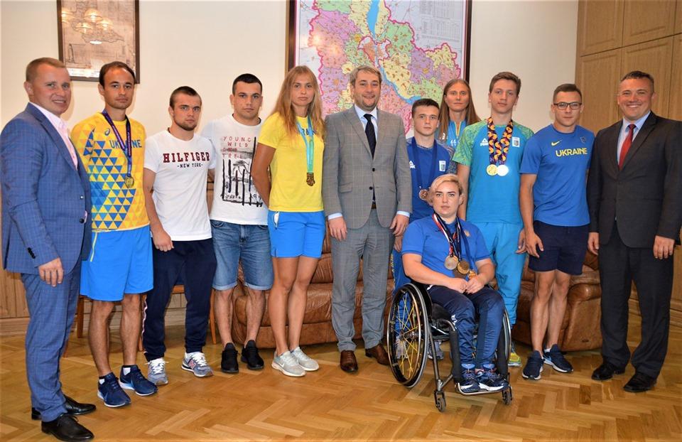 Зустріч Михайла Бно-Айріяна зі спортсменами Київщини. Фото