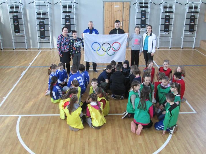 Підняття олімпійського прапора, Бородянка. Фото Підняття олімпійського прапора, Бородянка. Фото
