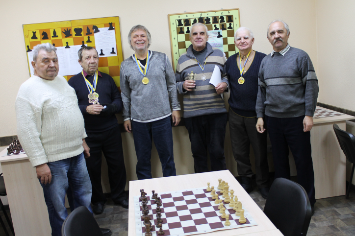 Чемпіона міста Бориспіль з шахів серед ветеранів 