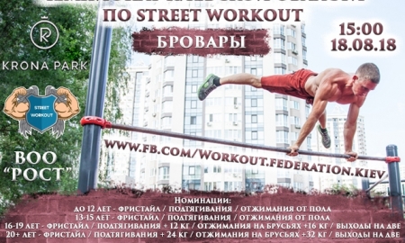 street workout. Афіша